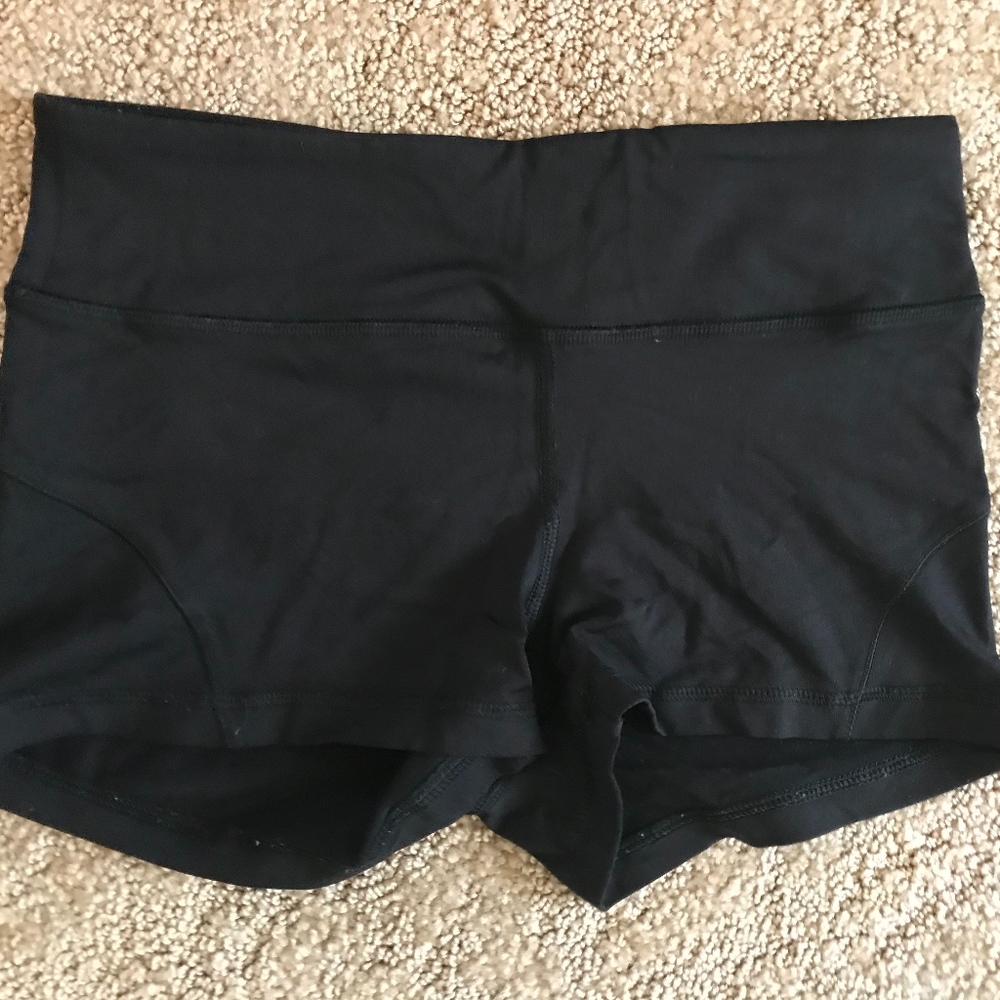 forever 21 athletic shorts black